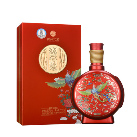 习酒 喜宴 53%vol 酱香型白酒 500ml单瓶装 习酒 喜宴 53%vol 酱香型白酒 500ml单瓶装