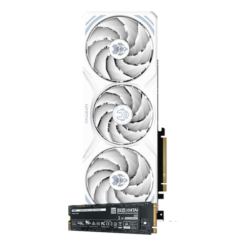 VASTARMOR 瀚铠 RX 7800 XT 16GB 白色合金显卡