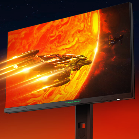 泰坦军团 27英寸 4K QD量子点-MiniLED 160Hz HDR1000内置音箱 Type-C