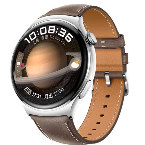 华为 HUAWEI WATCH 4 eSIM 智能手表 46mm 土星褐 褐色真皮表带(北斗、GPS、血氧、ECG) 华为 HUAWEI WATCH 4 eSIM 智能手表 46mm 土星褐 褐色真皮表带(北斗、GPS、血氧、ECG)