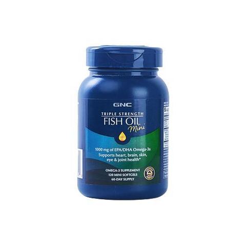 GNC 健安喜 三倍浓缩深海迷你鱼油软胶囊 240粒 GNC 健安喜 三倍浓缩深海迷你鱼油软胶囊 240粒