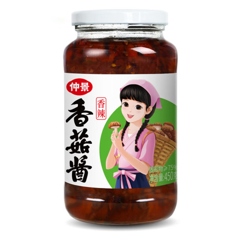仲景 香菇酱 香辣味450g 大瓶装 仲景 香菇酱 香辣味450g 大瓶装