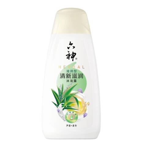 六神 清新滋润芦荟沐浴露200ml持久留香保湿正品清新花香沐浴乳 9.9元