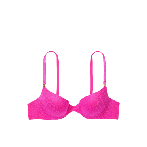 VICTORIA'S SECRET ICON系列 花漾蕾丝3/4罩杯上托聚拢内衣 180元