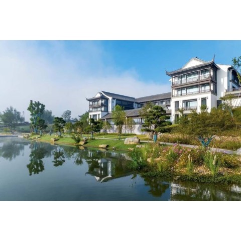 绍兴东山大观酒店 渐榭园景大床房 2 晚(连住) 酒店套餐 1999元（2晚含早各项福利）