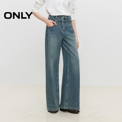 ONLY 女士高腰直筒牛仔裤 124432041 315.08元（需用券）