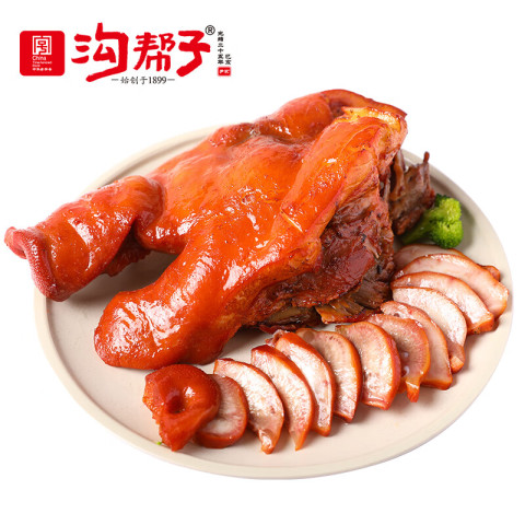 沟帮子 鲜熏猪头肉 400g 37.44元