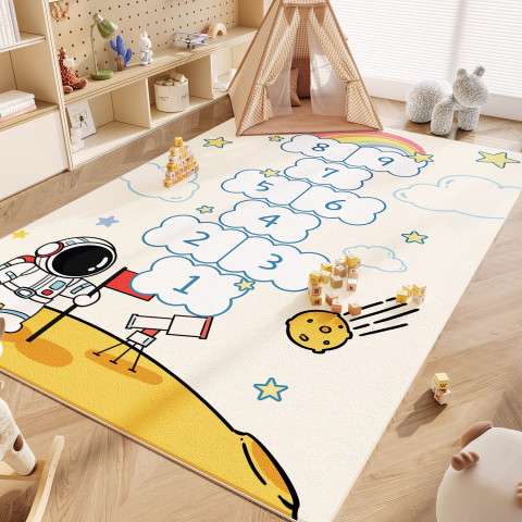 KAYE 卡通儿童房地毯 SJR-跳跃星空 60x160cm 19元