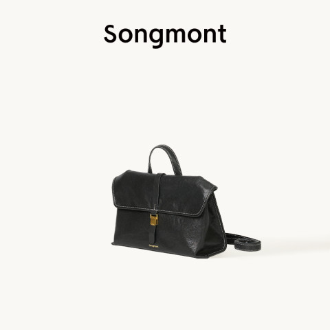 崧 Songmont 李娜同款Songmont山下有松山行系列随游小挎包植鞣牛皮单肩斜挎包 1880元