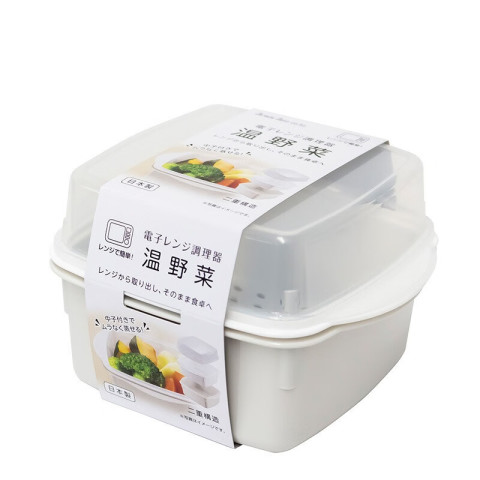 SANADA 日本进口 微波炉专用 塑料小蒸碗 正方形 12.96元
