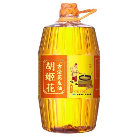 胡姬花 古法花生油900ml 物理压榨ms 18.9元