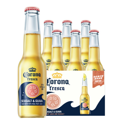 Corona 科罗娜 11.5°P海盐番石榴啤酒207ml*6瓶 29.9元（需用券）