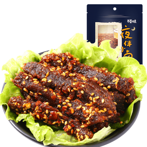 百草味 麻辣牛肉60g*6袋 5.67元
