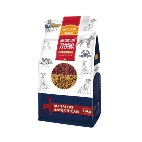 麦富迪 鹿肉双拼全犬成犬狗粮10kg 179元（需用券）