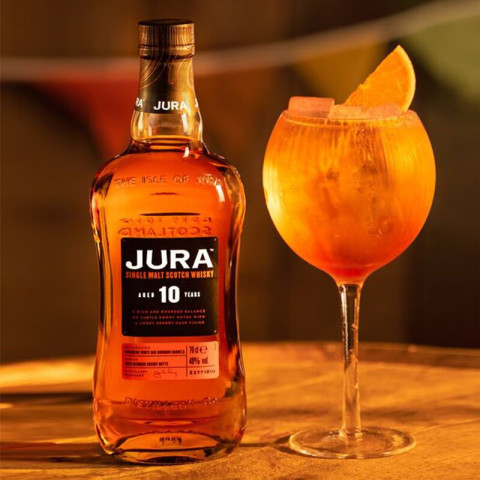 Jura 优瑞 英国苏格兰单一麦芽威士忌 10年 700mL 193元