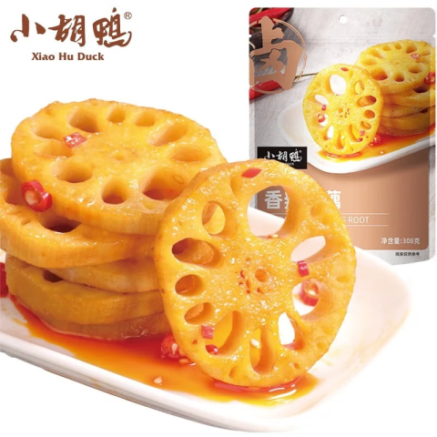 小胡鸭 香辣卤藕（糯藕）308g 8.9元