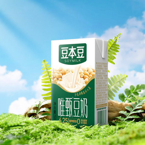 豆本豆 唯甄红枣豆奶250ml*6盒 6.9元