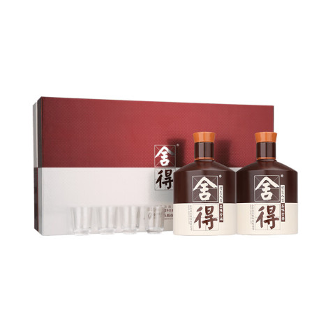 舍得 品味舍得 浓香型白酒 52度 600ml*2瓶 礼盒装 602元
