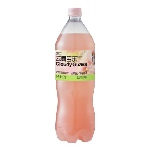Lemon Republic 柠檬共和国 云雾芭乐复合气泡果汁年货饮料大容量1.25L一瓶 芭乐气泡果汁1.25L*1瓶 10.9元