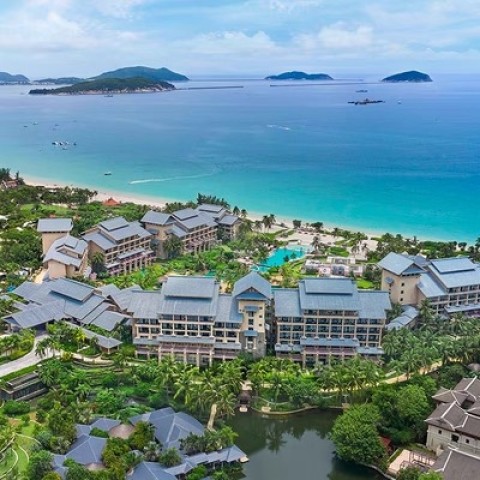 一线海景！三亚亚龙湾希尔顿酒店1-3晚含2大2小早餐 1499元起/晚
