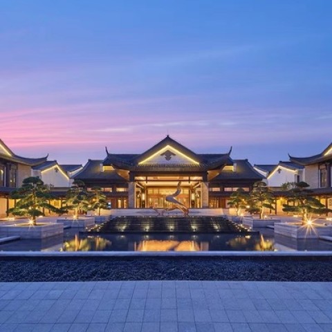暑假可用，不加价！盐城大洋湾希尔顿逸林酒店1-2晚含双早 599元起/晚