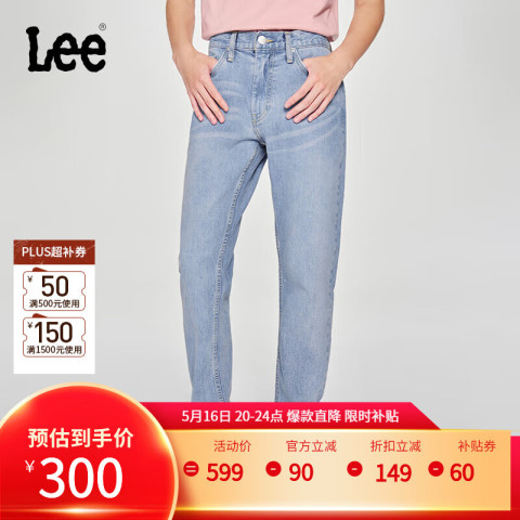 Lee 25早春726标准中腰直筒五袋款中蓝色男牛仔裤潮流A08176 中蓝色 31 Lee 25早春726标准中腰直筒五袋款中蓝色男牛仔裤潮流A08176 中蓝色 31