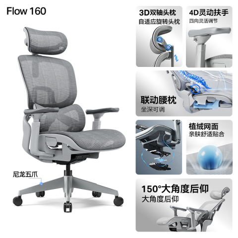 永艺 撑腰椅flow360人体工学椅电脑椅办公椅 永艺 撑腰椅flow360人体工学椅电脑椅办公椅