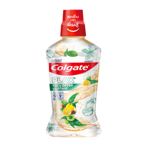 高露洁 清爽柚子味漱口水清新0酒精500ml*1瓶除口臭 19.9元