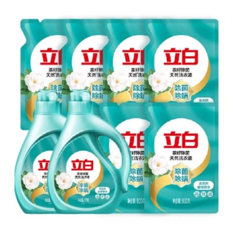 立白 洗衣液茶籽除菌液 5kg 30.16元