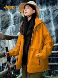 Jeep 官方冲锋外套女登山服2025春季户外三合一两件套夹克男SZ