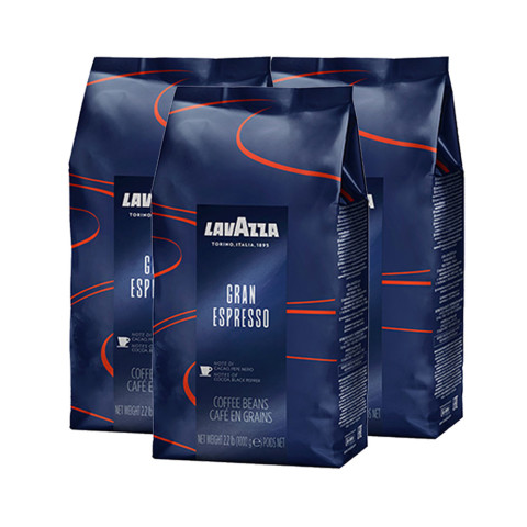 LAVAZZA 进口espresso中度烘焙咖啡豆1kg*3袋 280.85元（需用券）
