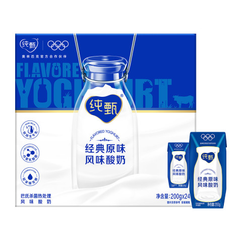 纯甄 风味酸牛奶 经典原味 200g*24盒 47.29元