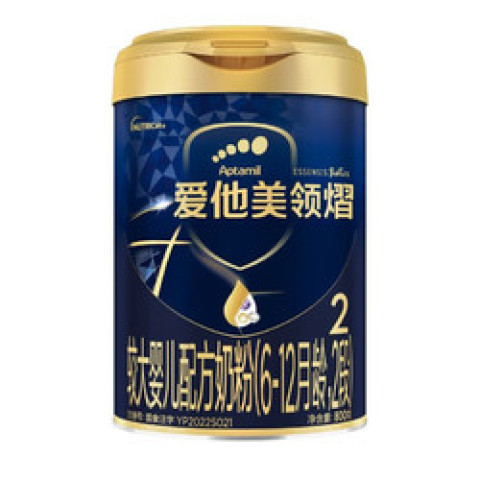 爱他美 领熠较大婴儿配方奶粉800g（6-12月龄,2段）*1罐 375元