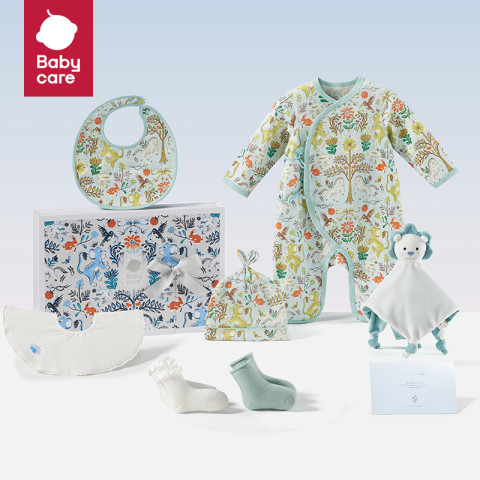 babycare 婴儿礼物用品满月礼宝宝衣服纯棉出生见面礼新生儿礼盒 179.1元（需用券）