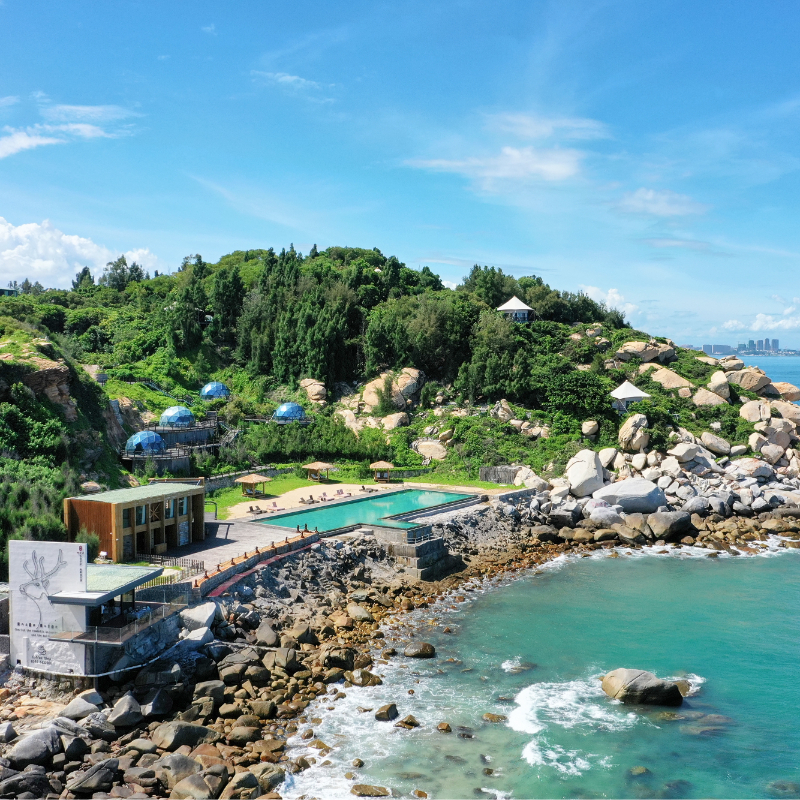 东山一个庐野奢帐篷营地3天2晚秘境海岛之旅